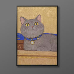 絵画。原画【クリスマスを迎えて可愛い熊ちゃん】 絵画 アカザ麦 通販