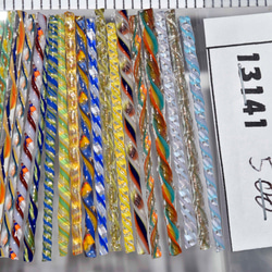 モレッティの細密ガラスレース棒、ツイスト棒、ガラス棒、13141-500 トンボ玉、万華鏡、、アクセサリーや小もの作り 4枚目の画像