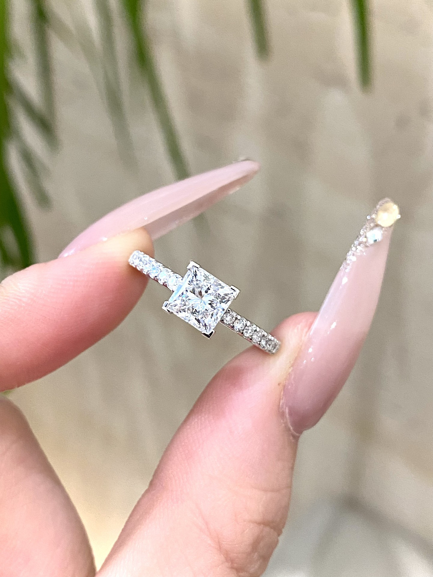 ラボグロウンダイヤモンドリングPt950　1303