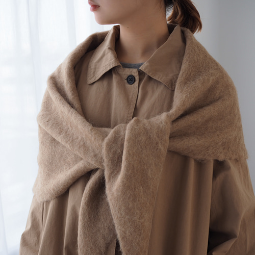 選べる8色】トライアングルニットストール ストール BLUEWHITE 通販