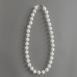 モレキュール　ネックレス　白 1枚目の画像