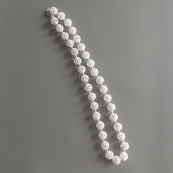 モレキュール　ネックレス　白 5枚目の画像