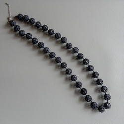 モレキュール　ネックレス　黒 10枚目の画像