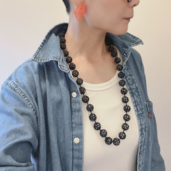 モレキュール　ネックレス　黒 7枚目の画像