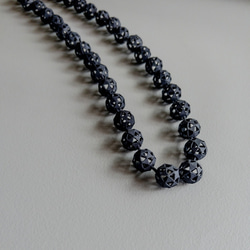 モレキュール　ネックレス　黒 6枚目の画像