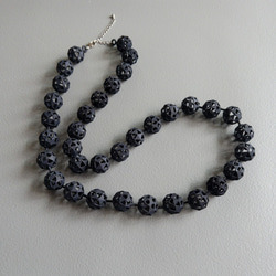 モレキュール　ネックレス　黒 9枚目の画像