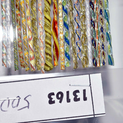 モレッティの細密ガラスレース棒、ツイスト棒、ガラス棒、13163-500 トンボ玉、万華鏡、、アクセサリ 7枚目の画像