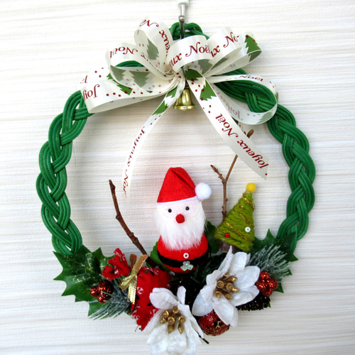 クリスマスリース飾り 小25-5 リース kisetukazari2 通販 20045445