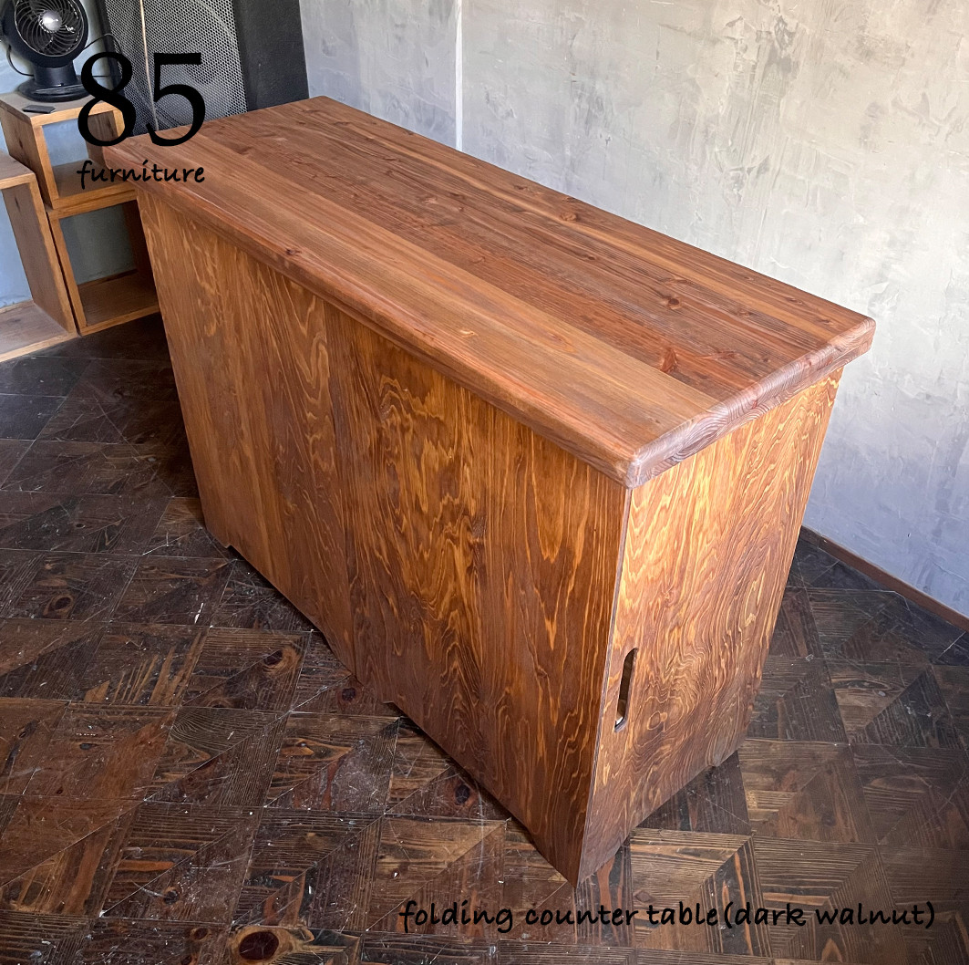 幅160cm【持ち運びカウンターテーブル】フラットタイプ　設置1分撤収30秒 折り畳み　キャンプ　イベント　出店