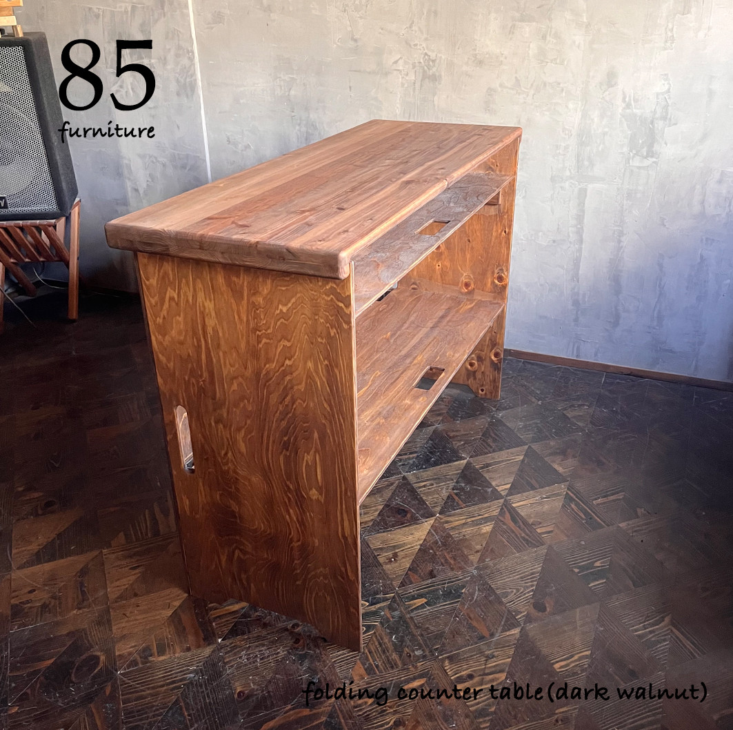 幅160cm【持ち運びカウンターテーブル】フラットタイプ　設置1分撤収30秒 折り畳み　キャンプ　イベント　出店