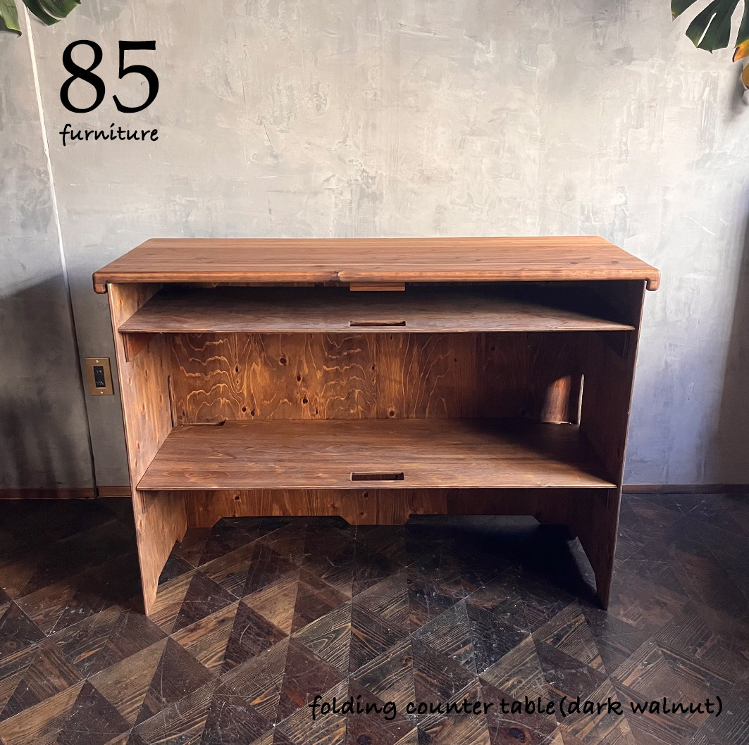 幅160cm【持ち運びカウンターテーブル】フラットタイプ　設置1分撤収30秒 折り畳み　キャンプ　イベント　出店