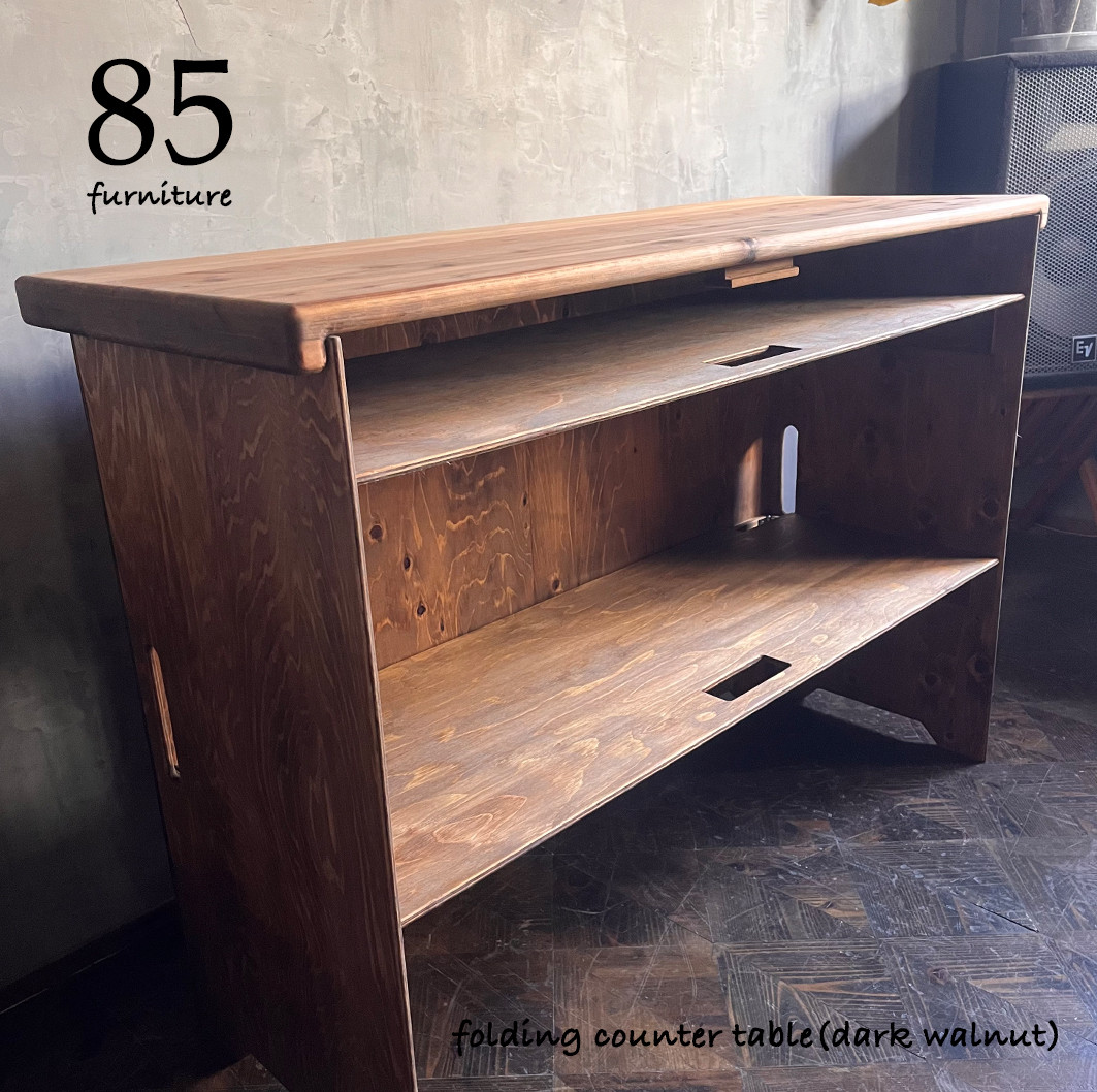 幅160cm【持ち運びカウンターテーブル】フラットタイプ　設置1分撤収30秒 折り畳み　キャンプ　イベント　出店