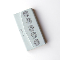 ＊名入れ＊森のひとかけら 北欧 三つ折り手帳型スマホケース ほぼ全機種対応 シンプル  おしゃれ 北欧デザイン 7枚目の画像