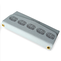 ＊名入れ＊森のひとかけら 北欧 三つ折り手帳型スマホケース ほぼ全機種対応 シンプル  おしゃれ 北欧デザイン 8枚目の画像