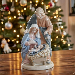陶器の置物 出産祝い クリスマス カトリック クリスチャン イエス