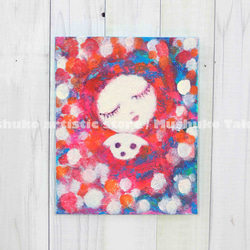 目」 アート 絵画 抽象画 アクリル画 鬼 絵画 ao 通販 14527037