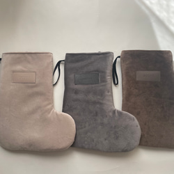 2025 ♡シンプル　名入れクリスマスソックス 6枚目の画像