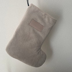 2025 ♡シンプル　名入れクリスマスソックス 9枚目の画像