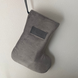 2025 ♡シンプル　名入れクリスマスソックス 7枚目の画像