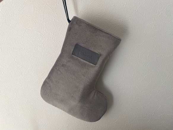 2025 ♡シンプル　名入れクリスマスソックス 7枚目の画像