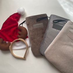 2025 ♡シンプル　名入れクリスマスソックス 5枚目の画像