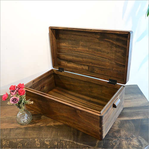木箱 蓋付き 木の箱 アンティーク おしゃれ 収納ボックス ディスプレイ