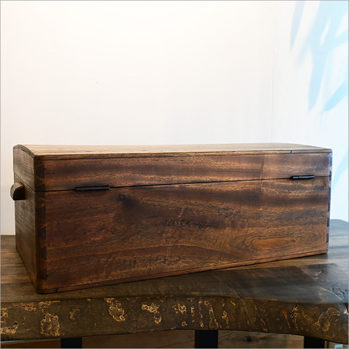 木箱 ケース ボックス 木製 レトロ 昭和 アンティーク ビンテージ 木 家具 木箱 蓋付き 木の箱 アンティーク おしゃれ 収納ボックス ディスプレイ