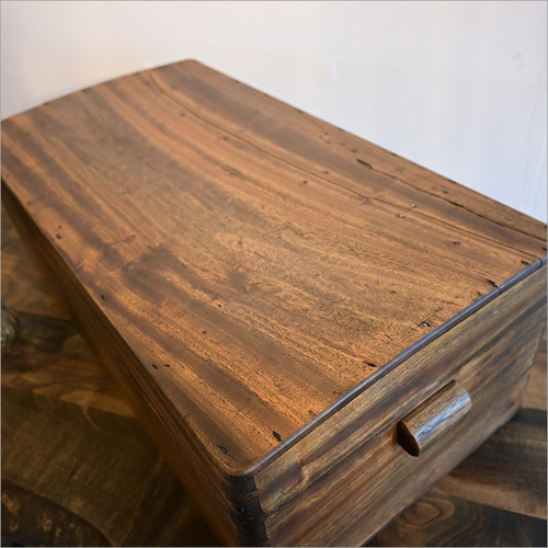 木製の収納/昭和レトロ 木箱 蓋付き 木の箱 アンティーク おしゃれ 収納ボックス ディスプレイ