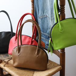 ＊新作　上質シュリンク　PUレザー　トート　ハンド　バッグ　鞄　肩掛け　キャメル　茶　P94C 9枚目の画像