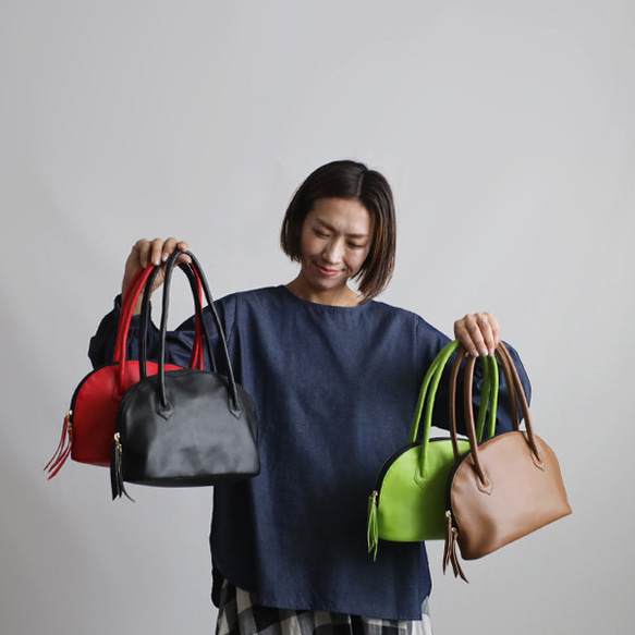 ＊新作　上質シュリンク　PUレザー　トート　ハンド　バッグ　鞄　肩掛け　キャメル　茶　P94C 13枚目の画像