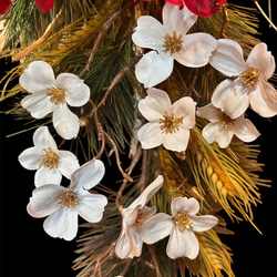 光触媒　人工観葉植物　ウォールグリーン　フェイクグリーン　正月　特大しめ縄80 5枚目の画像