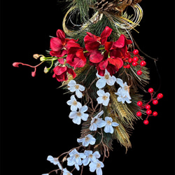 光触媒　人工観葉植物　ウォールグリーン　フェイクグリーン　正月　特大しめ縄80 7枚目の画像