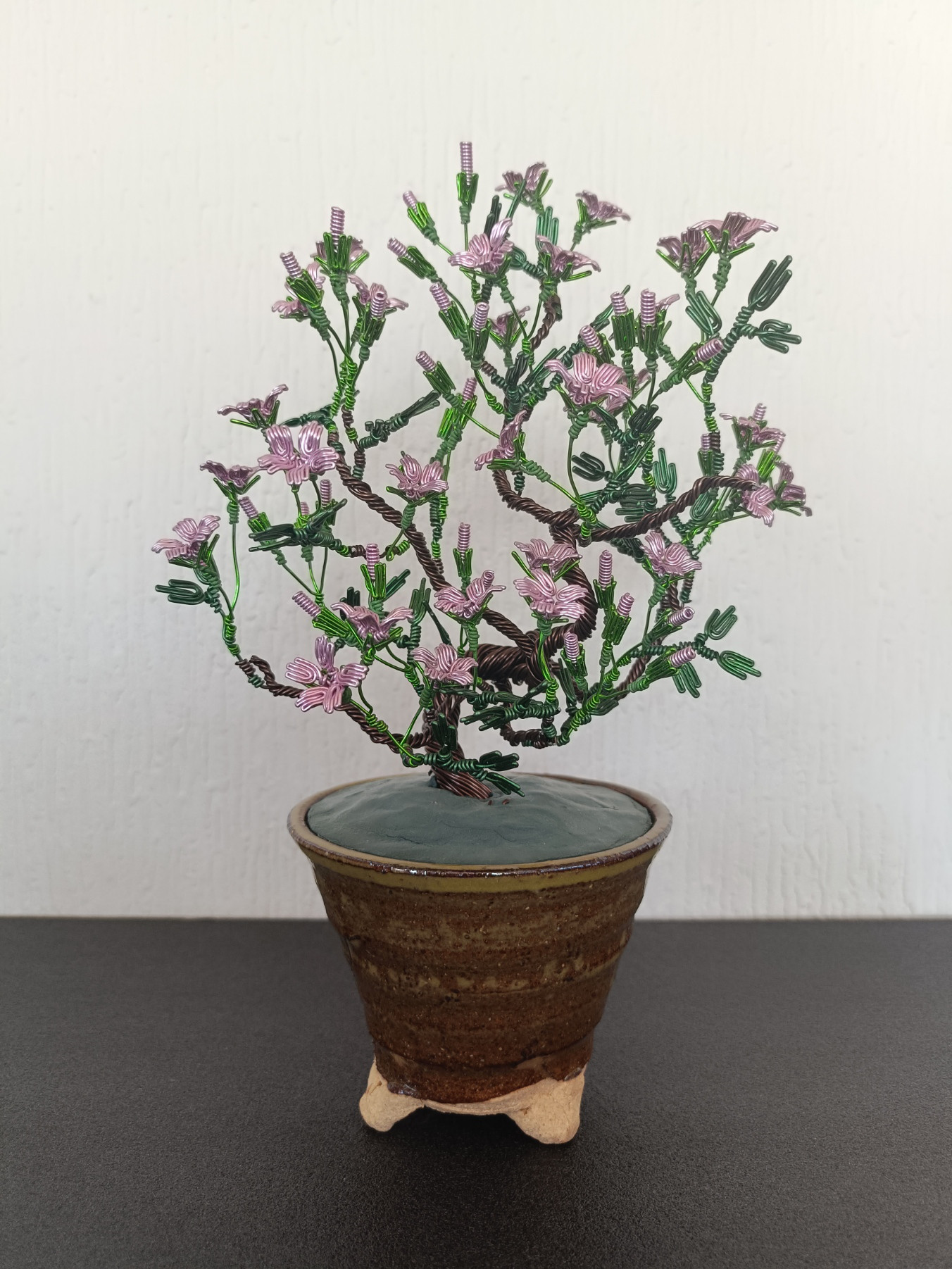 ワイヤー盆栽(桜)