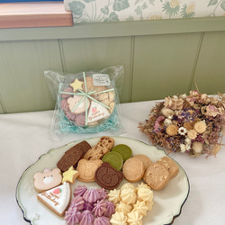 《年内発送は12月5日受付まで》カットケーキが可愛い♡クッキーBOX (バースデー)♩ 2枚目の画像