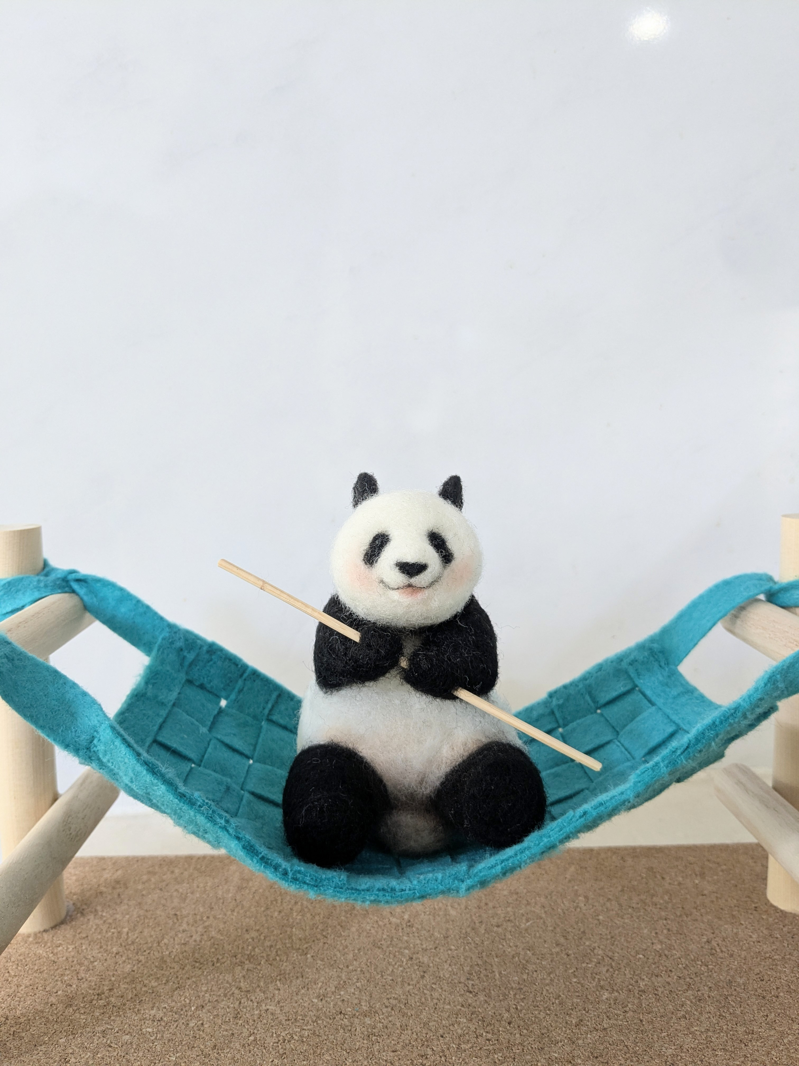 やっぱりここが好き♥️パンダの妖精シャンモック