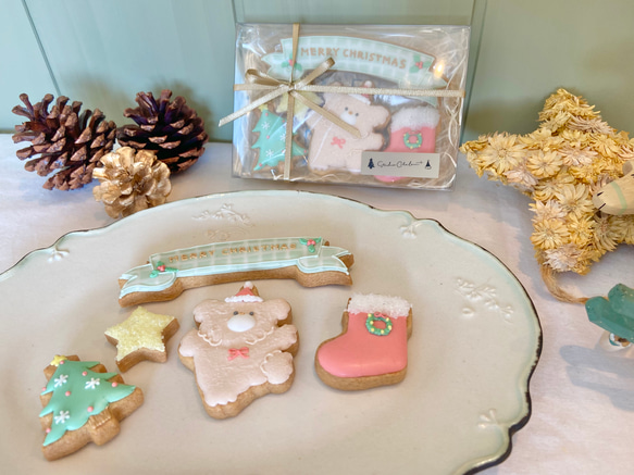 プレゼントにもケーキの飾りにも♩クリスマスクッキーギフト！ 1枚目の画像