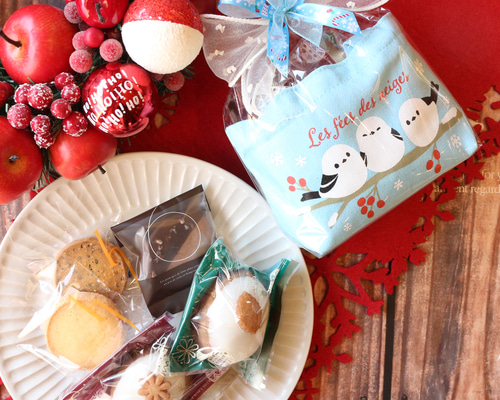 ☆クリスマスプレゼントに☆「シマエナガさんのミニトートバッグ」焼