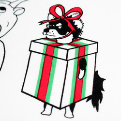 やる気のない犬たちのクリスマスパーティー　レディースタイプ 9枚目の画像