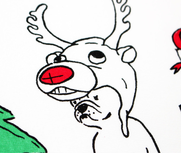 やる気のない犬たちのクリスマスパーティー　メンズタイプ 4枚目の画像