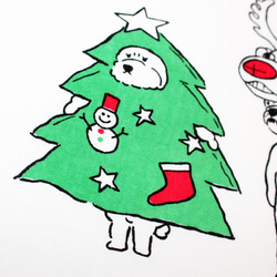 やる気のない犬たちのクリスマスパーティー　メンズタイプ 7枚目の画像