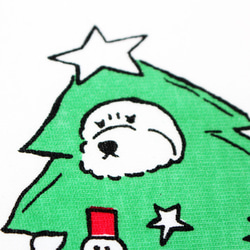 やる気のない犬たちのクリスマスパーティー　ロンT　ユニセックス 6枚目の画像