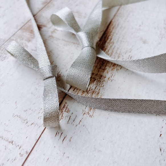 メタリックリボン BEL-5900　カラー・サイズ選択　1mより　 4枚目の画像