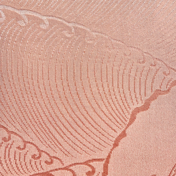 着物のファブリックパネル　桜色と遊ぶ小鳥（2枚セット） 22×22cm インテリア　着物リメイク　アートパネル　正月飾り 13枚目の画像