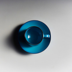 天藍色杯碟 第4張的照片