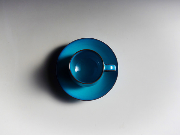 天藍色杯碟 第4張的照片