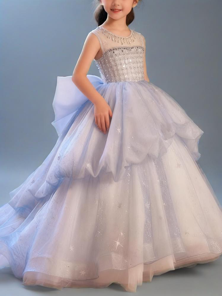 子供用ドレス 高級女の子用ドレス、誕生日パーティー・結婚式フラワーガール・演奏会 ピアノ     音楽会 19,390円