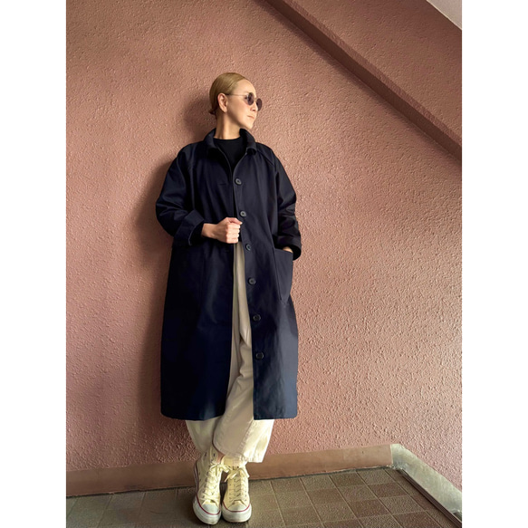 尺寸 M-3L❤️可調長度❣️正品軍用布料❤️高密度、耐用、防風❤️修身寬鬆版型❤️深海軍藍 第5張的照片