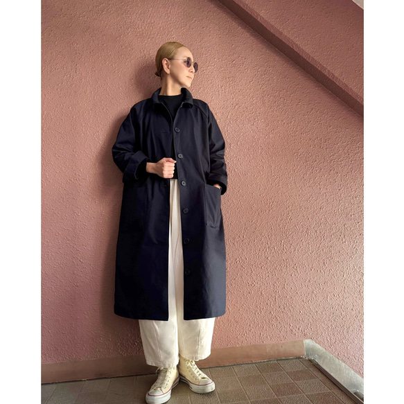 尺寸 M-3L❤️可調長度❣️正品軍用布料❤️高密度、耐用、防風❤️修身寬鬆版型❤️深海軍藍 第3張的照片