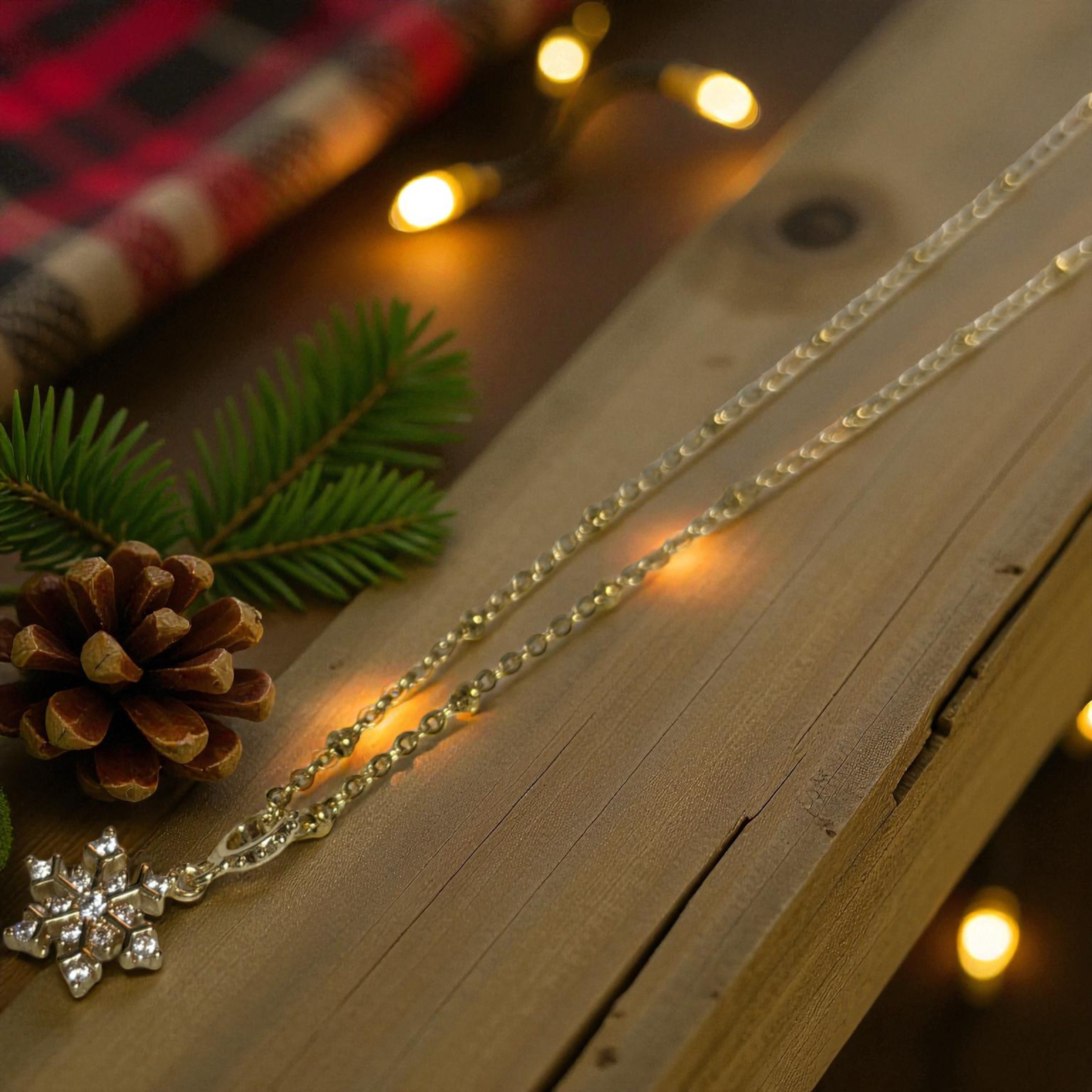 ✨雪の結晶　ネックレス✨