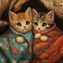 オリジナル 生地 ブロックデザイン ハンドメイド素材 パネル生地 猫